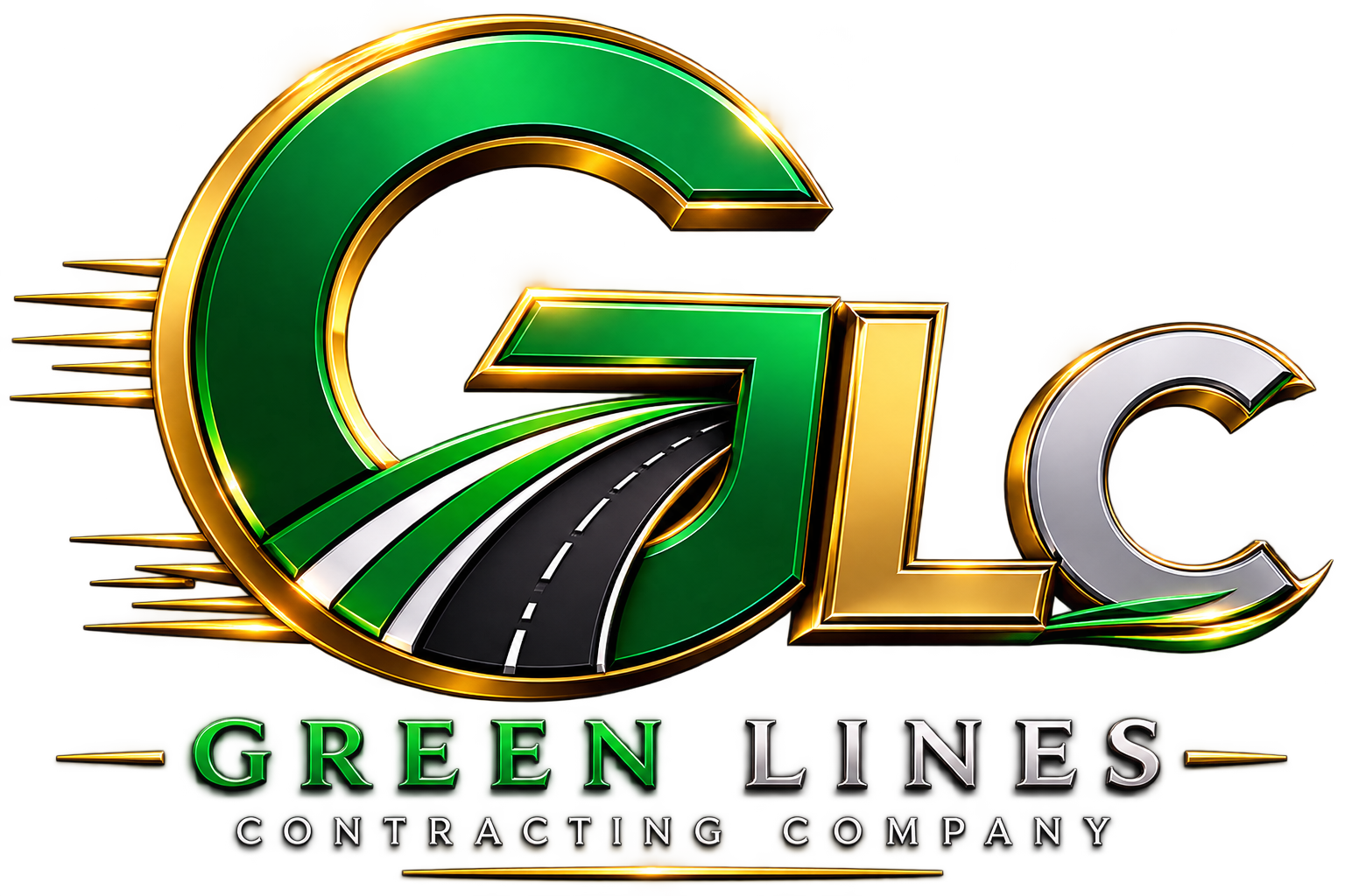 Green Lines Contracting Company Logo
